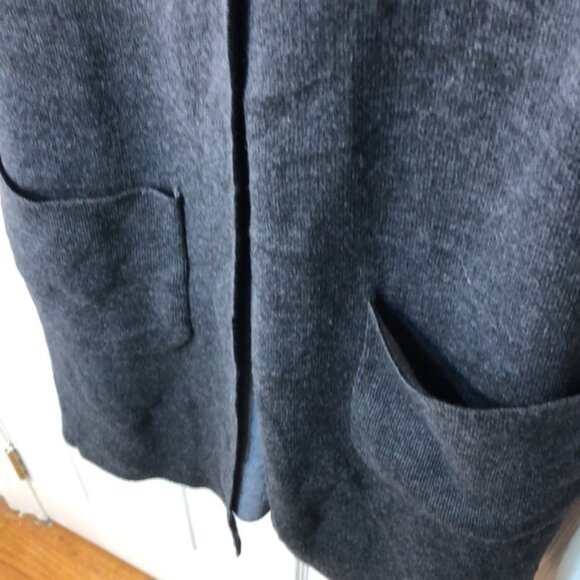 Catherine Malandrino Long Duster Cardigan Size Small Polyester Wool Blend - Picture 7 of 11